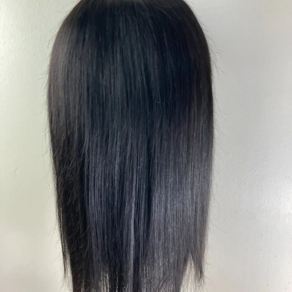 Human Hair Wig With Fringe Bangs